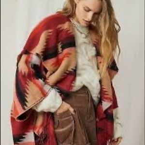 Poncho Red Free People